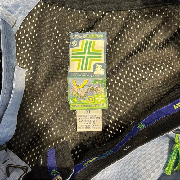 Limelight Men's Light Blue Outdoor ski and snowboard Pants XL - Picture 2 of 7